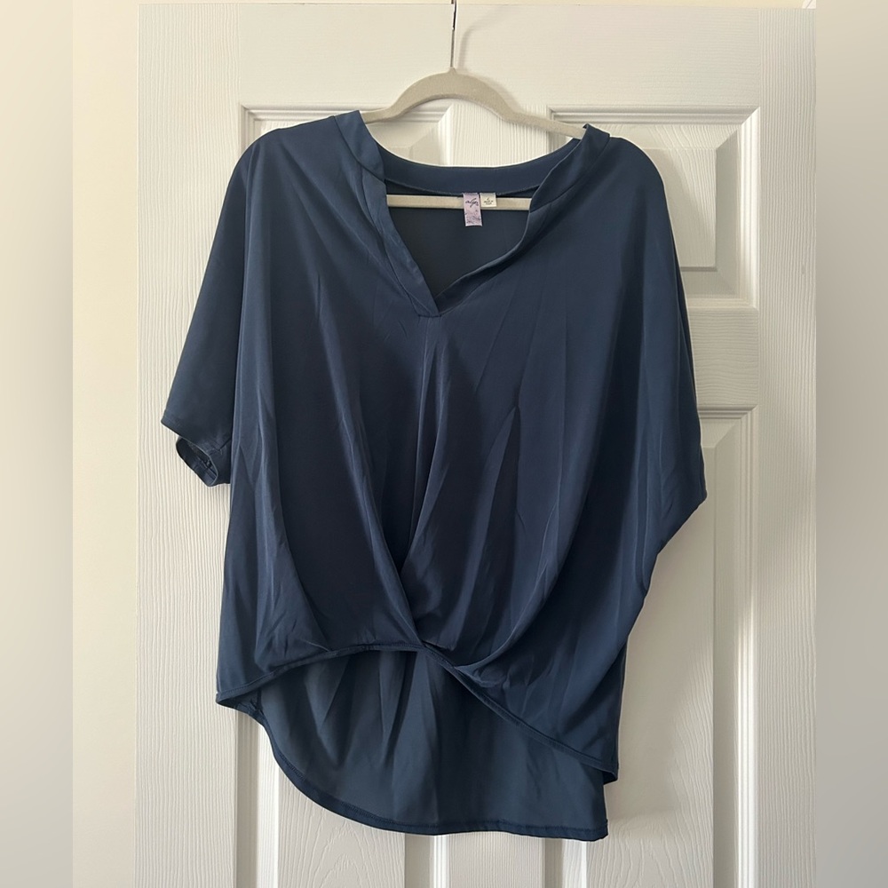 Navy Blue Blouse